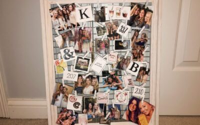 DIY College Dorm Photo Board