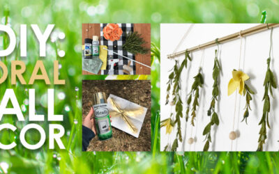 DIY Floral Wall Hanging for Spring