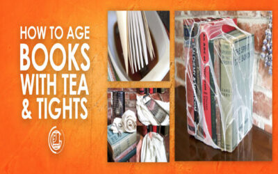 HOW TO AGE BOOKS WITH TEA AND TIGHTS