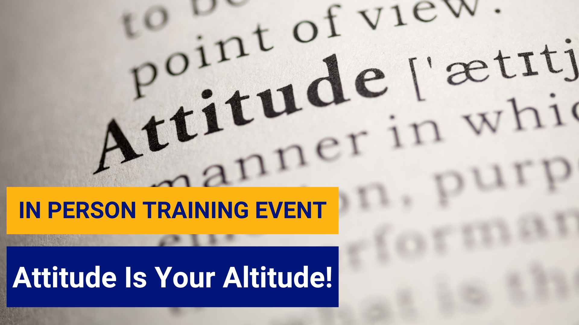 dictionary definition of attitude