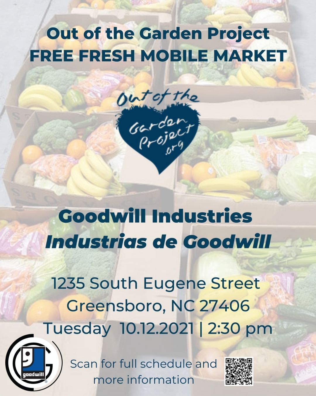 out of the garden project fresh mobile market information