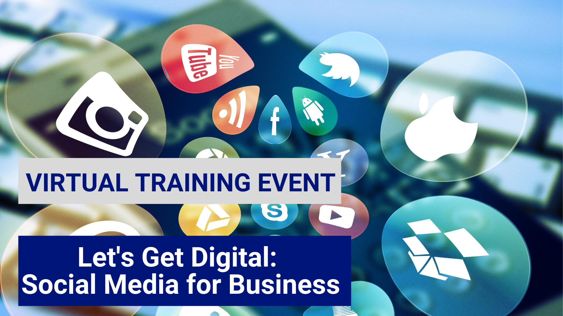 Virtual Training Event social media for business