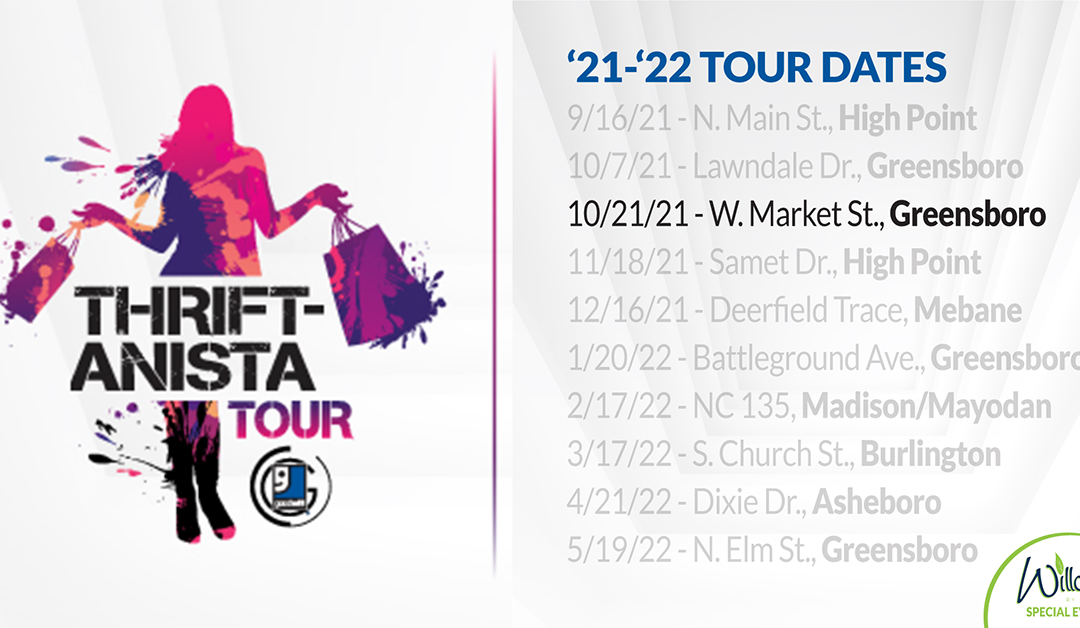 Thrift-A-Nista Tour – W. Market St., Greensboro