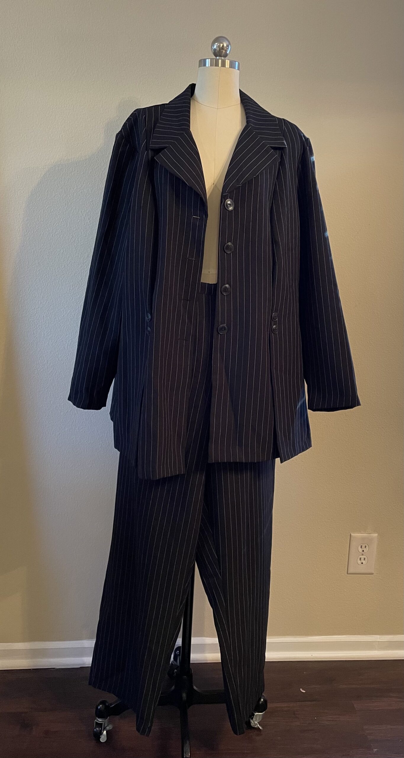 before photo of suit