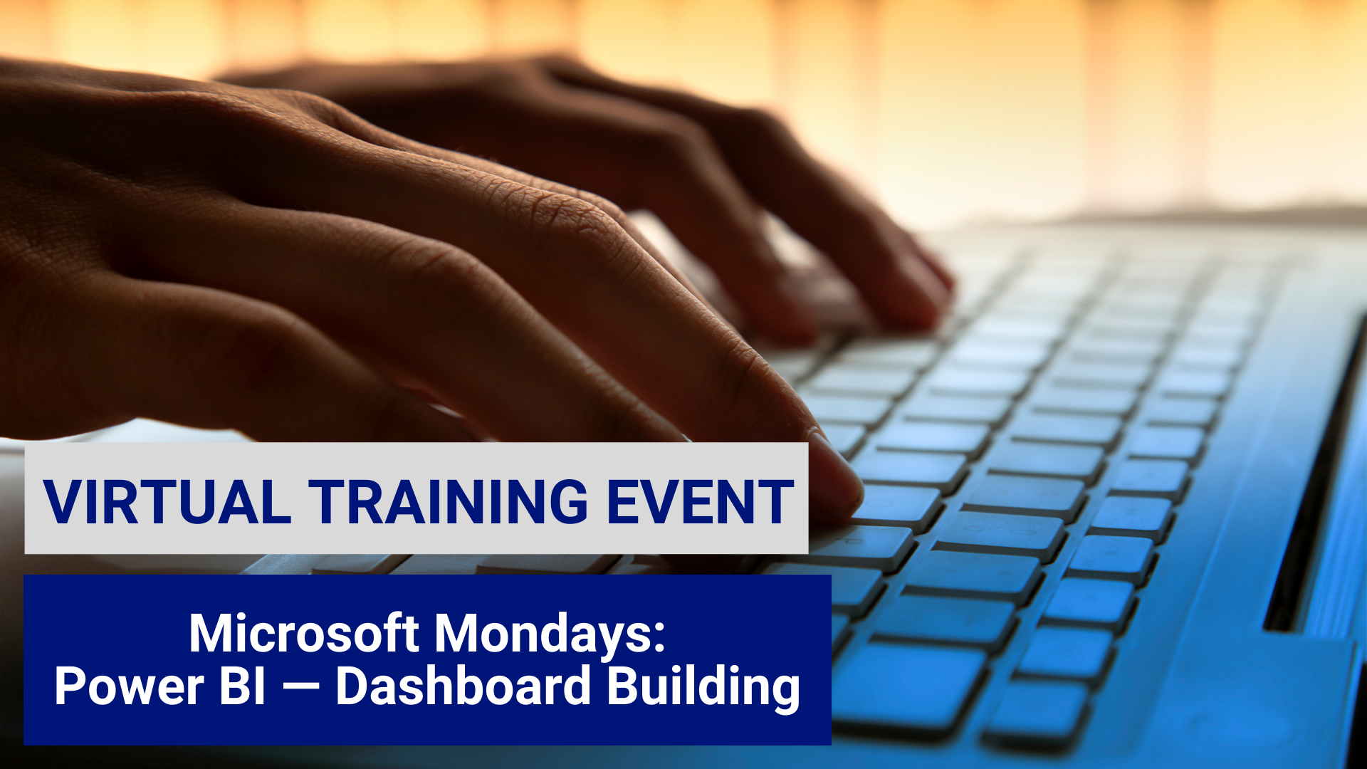 Virtual Training Event power bi