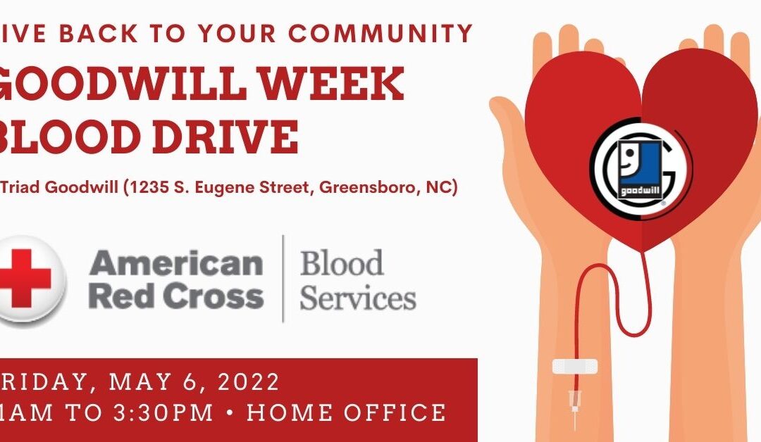Goodwill Week Blood Drive