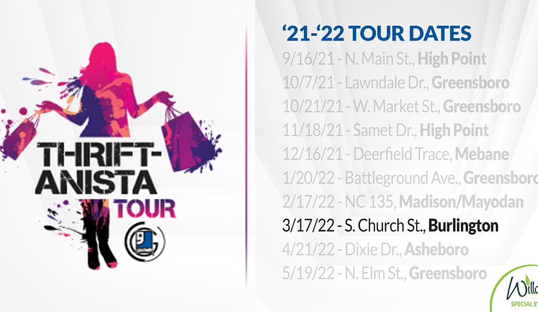 Thrift-A-Nista Tour – S. Church St., Burlington