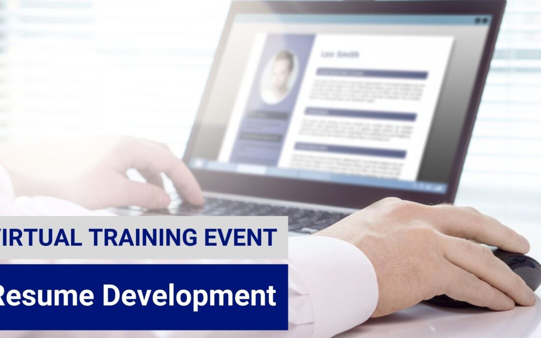 Virtual Training Event: Resume Development