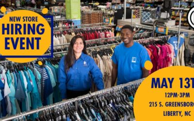 Now Hiring: New Store Opening in Liberty, NC!