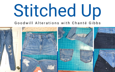 Stitched Up: Black & Blue Jeans