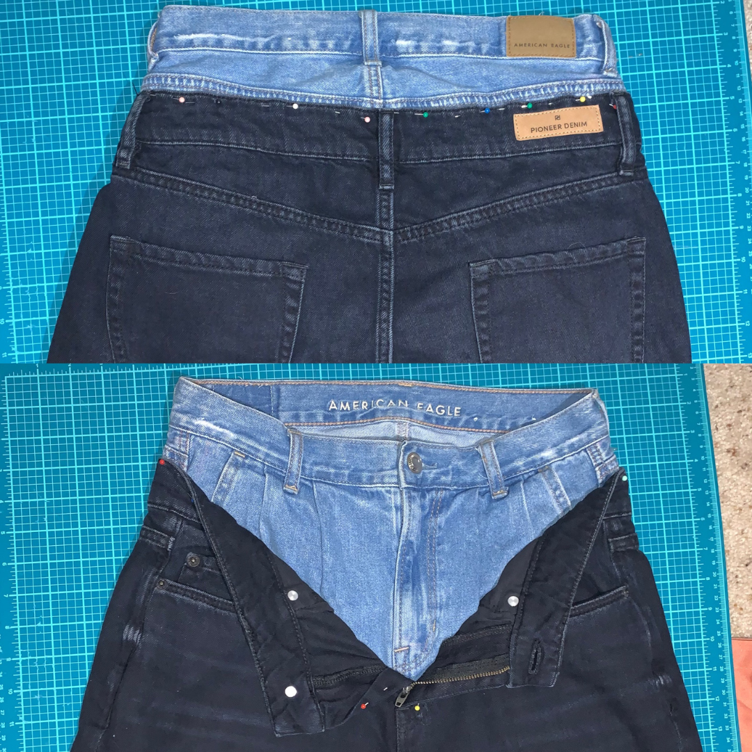 stitched up jeans black and blue (3)