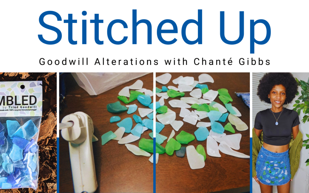 Stitched Up Tumbled Glass
