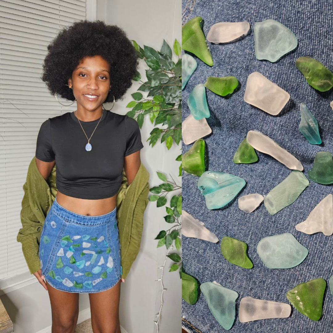tumbled glass stitched up skirt (1)