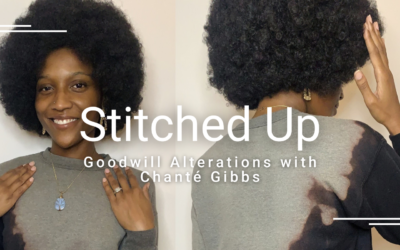Stitched Up: DIY Bleach Dye Black Sweater