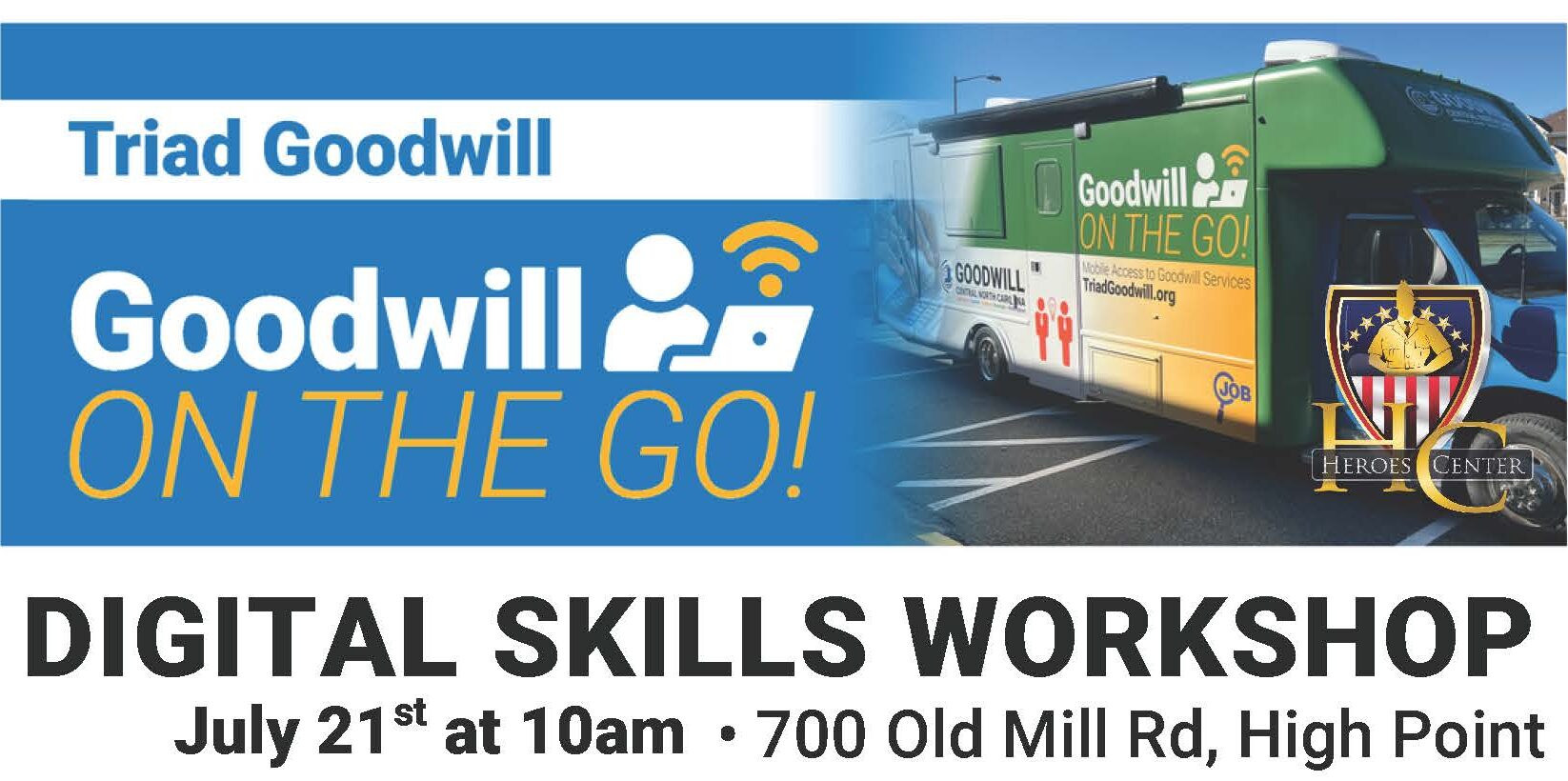 Heroes Center HP Elks Lodge Vets July 21