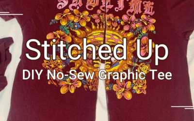 Stitched Up: DIY No-Sew Graphic Tee Project
