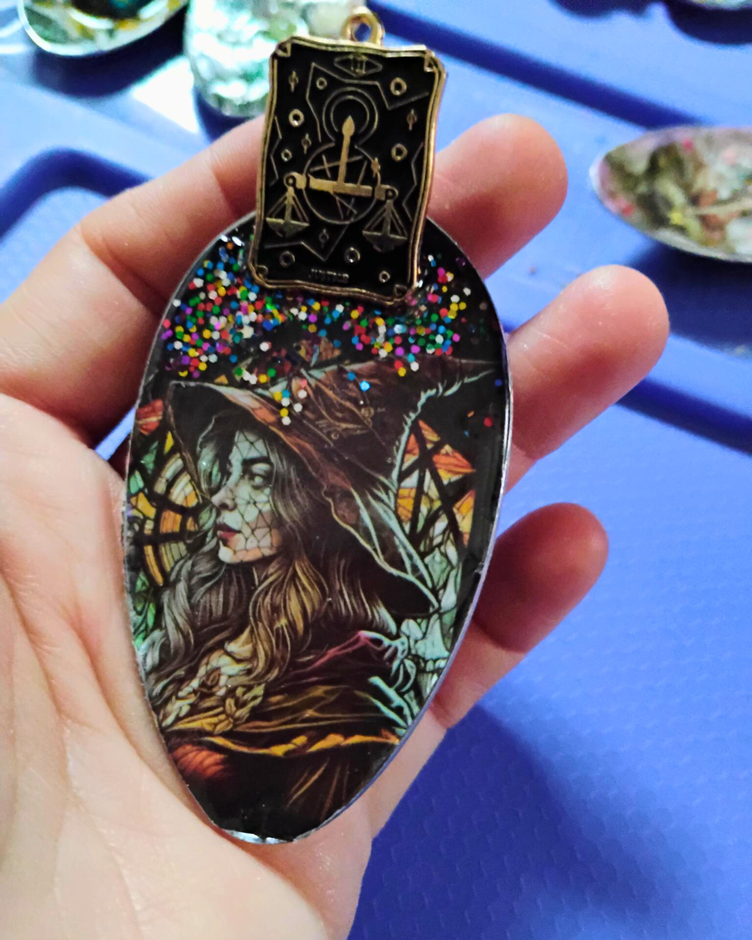 thrifted spoons and uv resin (2)