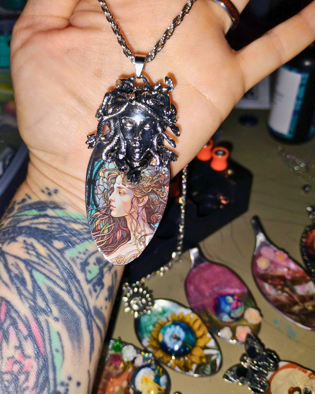 thrifted spoons and uv resin (4)