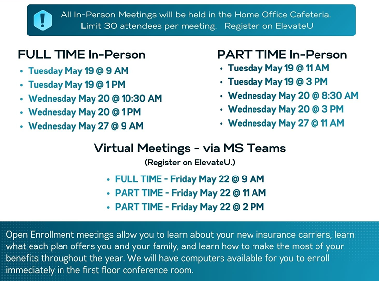Open Enrollment Info